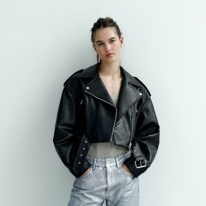 ZARA - FAUX LEATHER JACKET